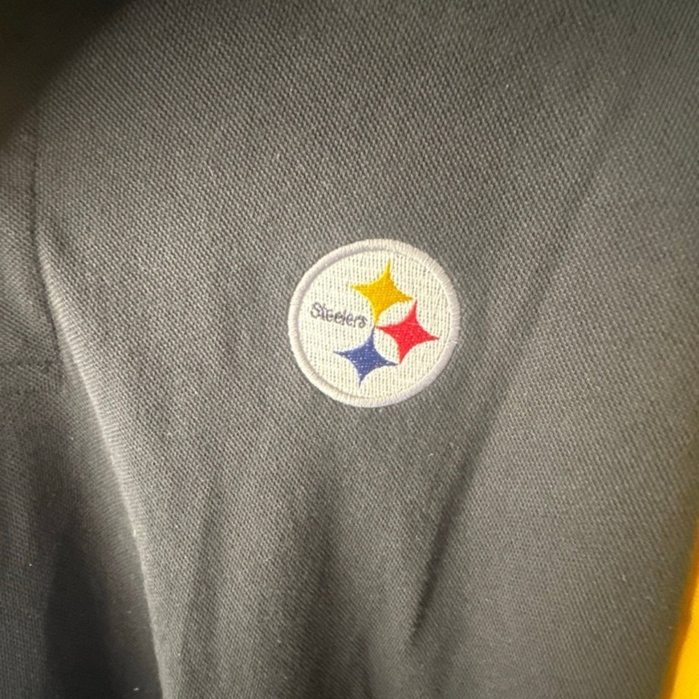 mens size XL steelers football NFL polo shirt - Picture 2 of 4
